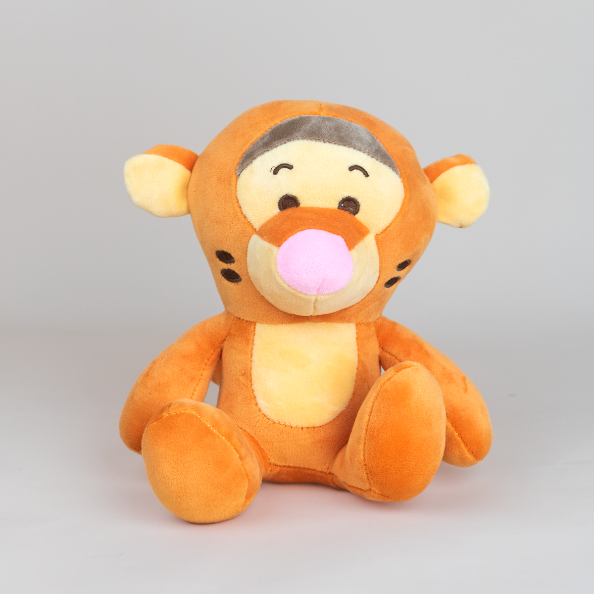 Peluche Tigre BRUBAKER Per Bambini - Morbido 30 Cm - Marrone, Posizione Sdraiata - Lavabile A Mano