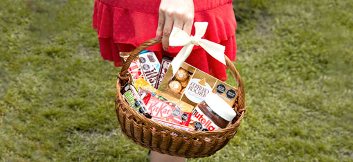 Basket chocolates