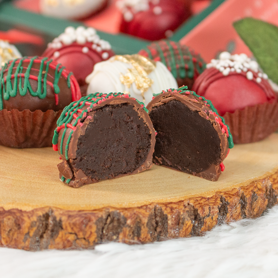 CAJA DE TRUFAS NAVIDEÑAS