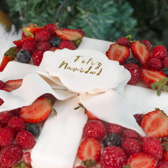 TORTA REGALO DE NAVIDAD