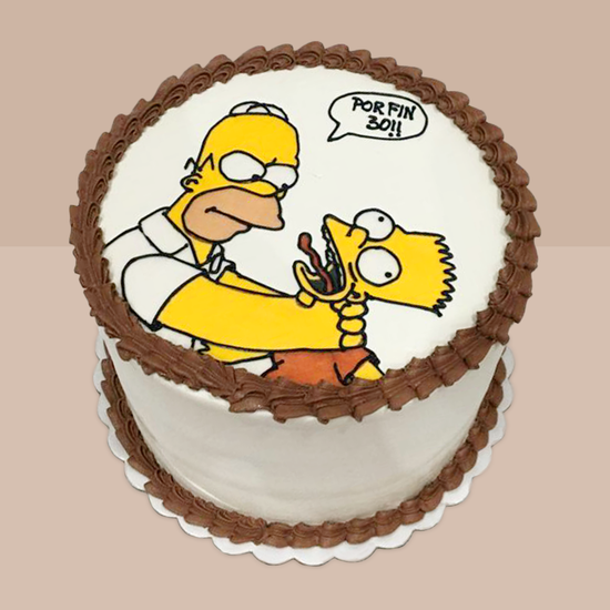 Simpsons Cake