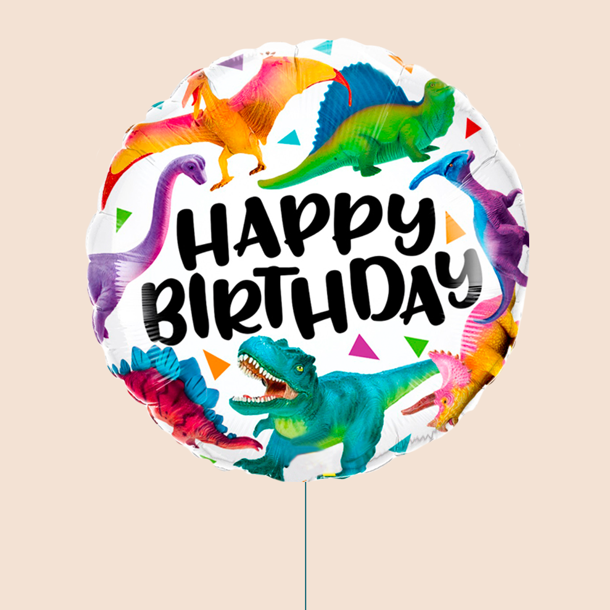 Globo Happy Birthday Dinosaurios