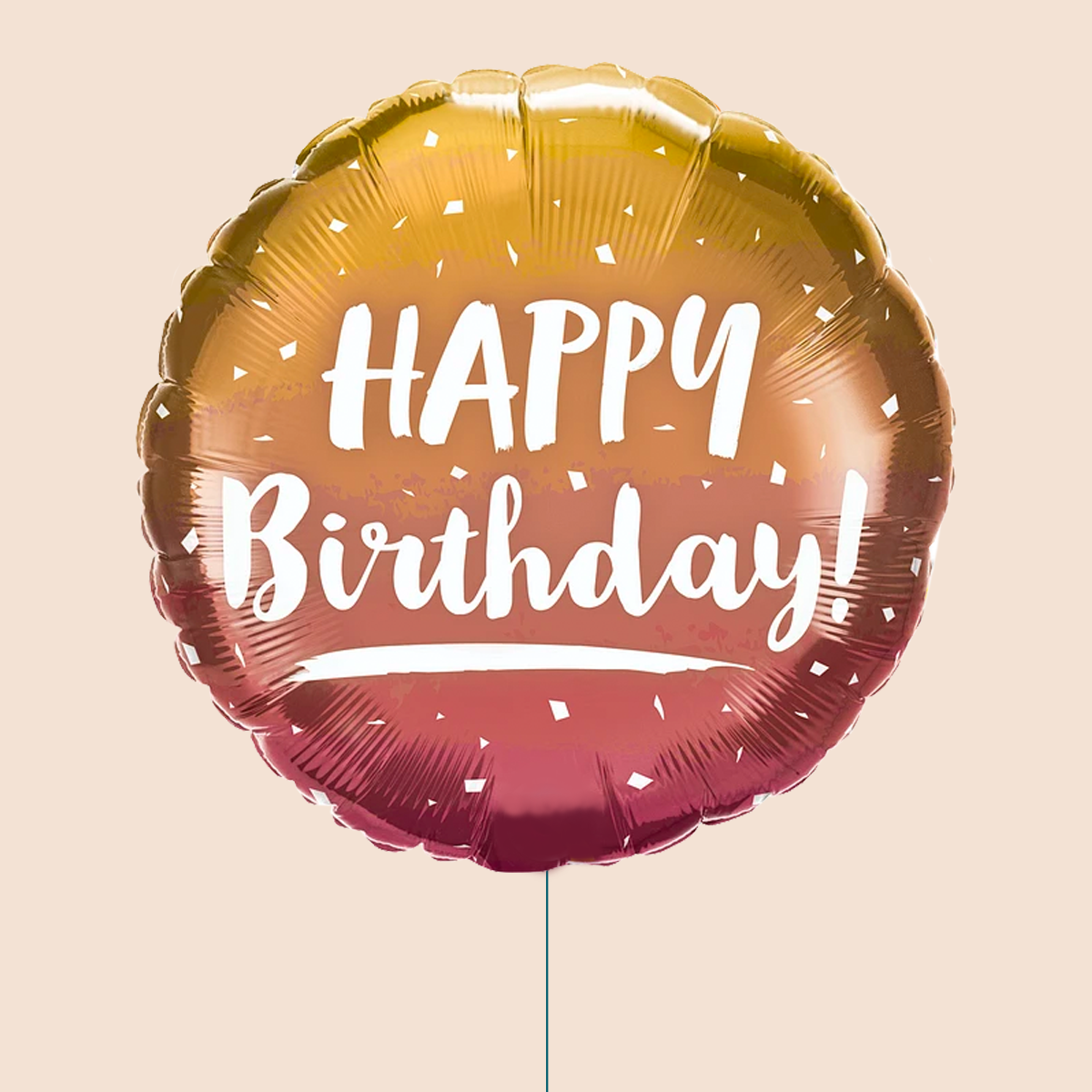 Globo Happy Birthday Golden