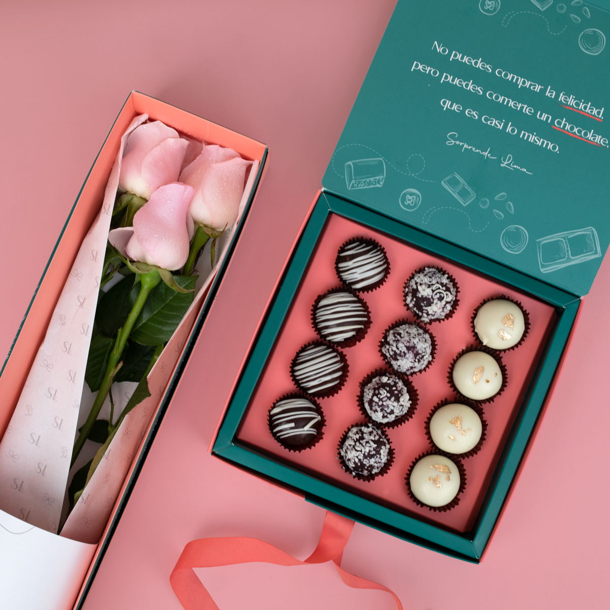PACK ROSAS Y TRUFAS