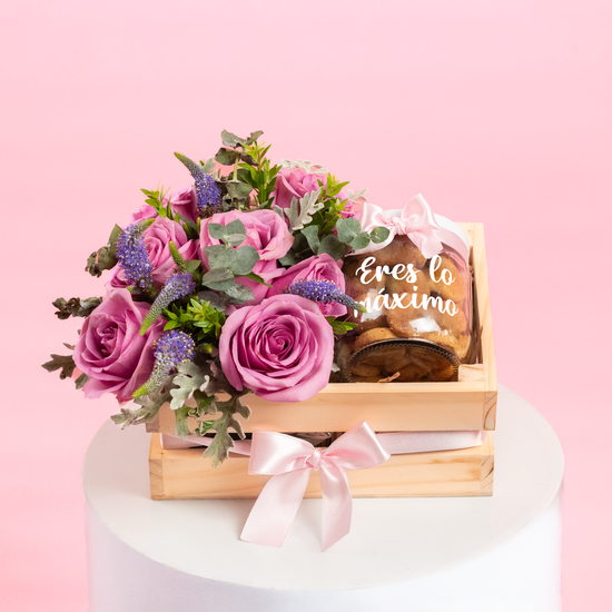 Mini Box dulce y flores