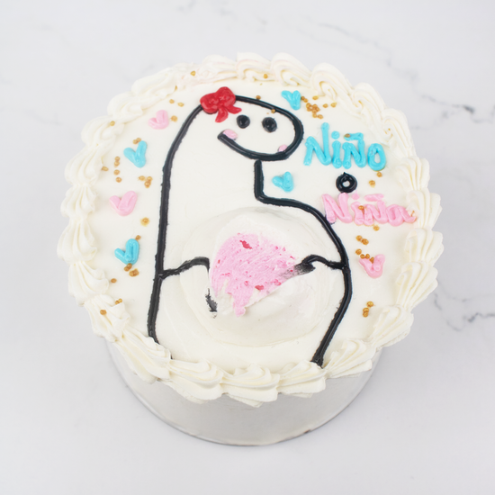 Cargar imagen en el visor de la galería, Bento Cake Meme Gender Reveal
