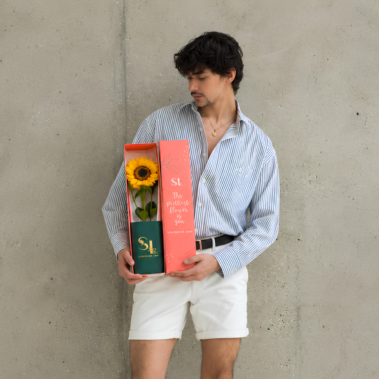 Caja Flores Amarillas Un Rayito para Ti – 1 Girasol
