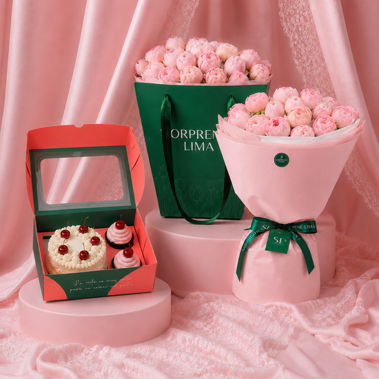 PACK ROSAS INGLESAS Y DULCE MOMENTO