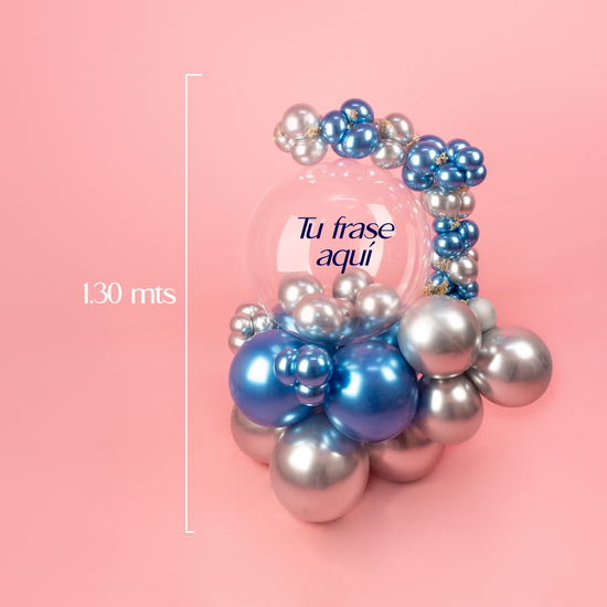 ARREGLO DE GLOBOS BLUE