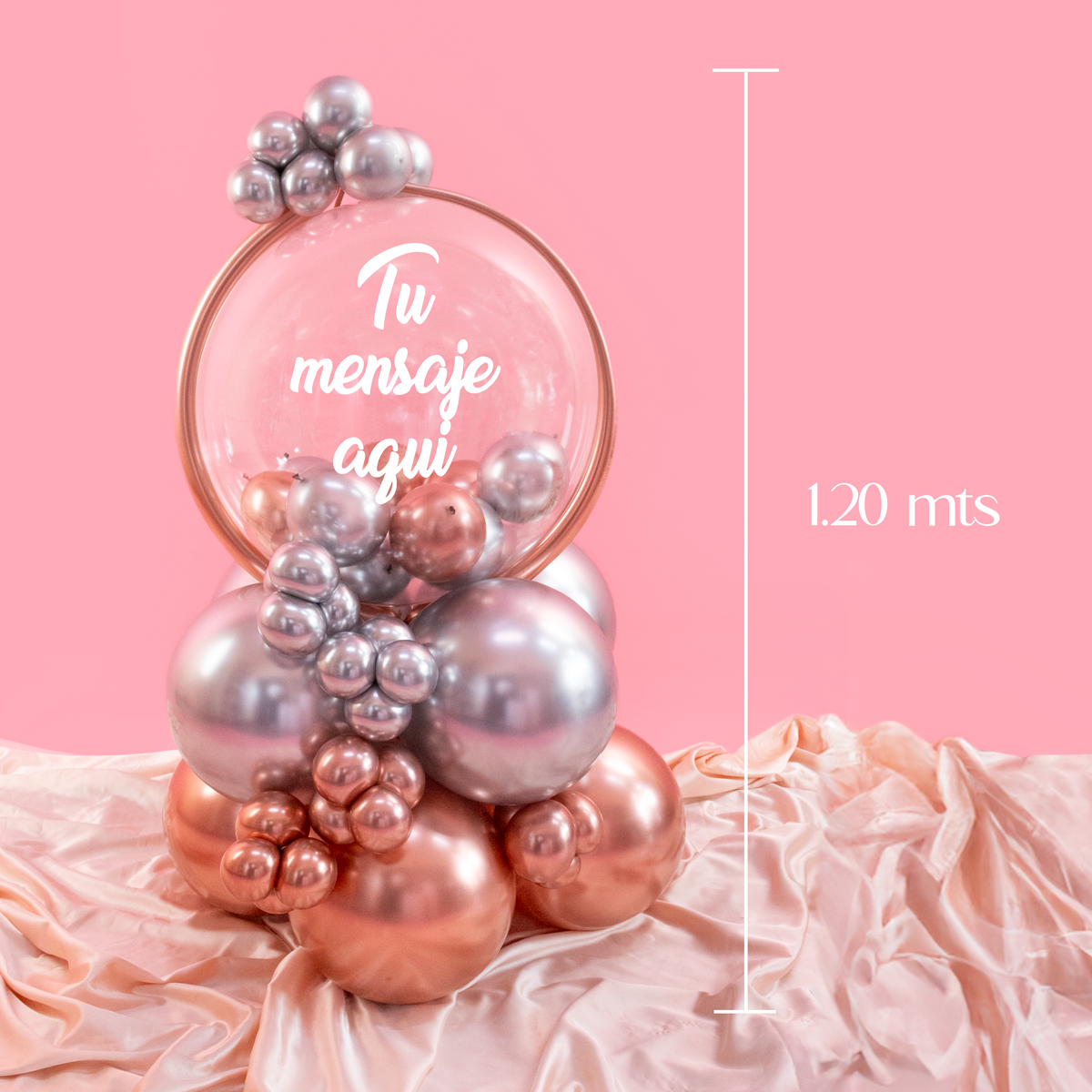 ARREGLO DE GLOBOS PINK
