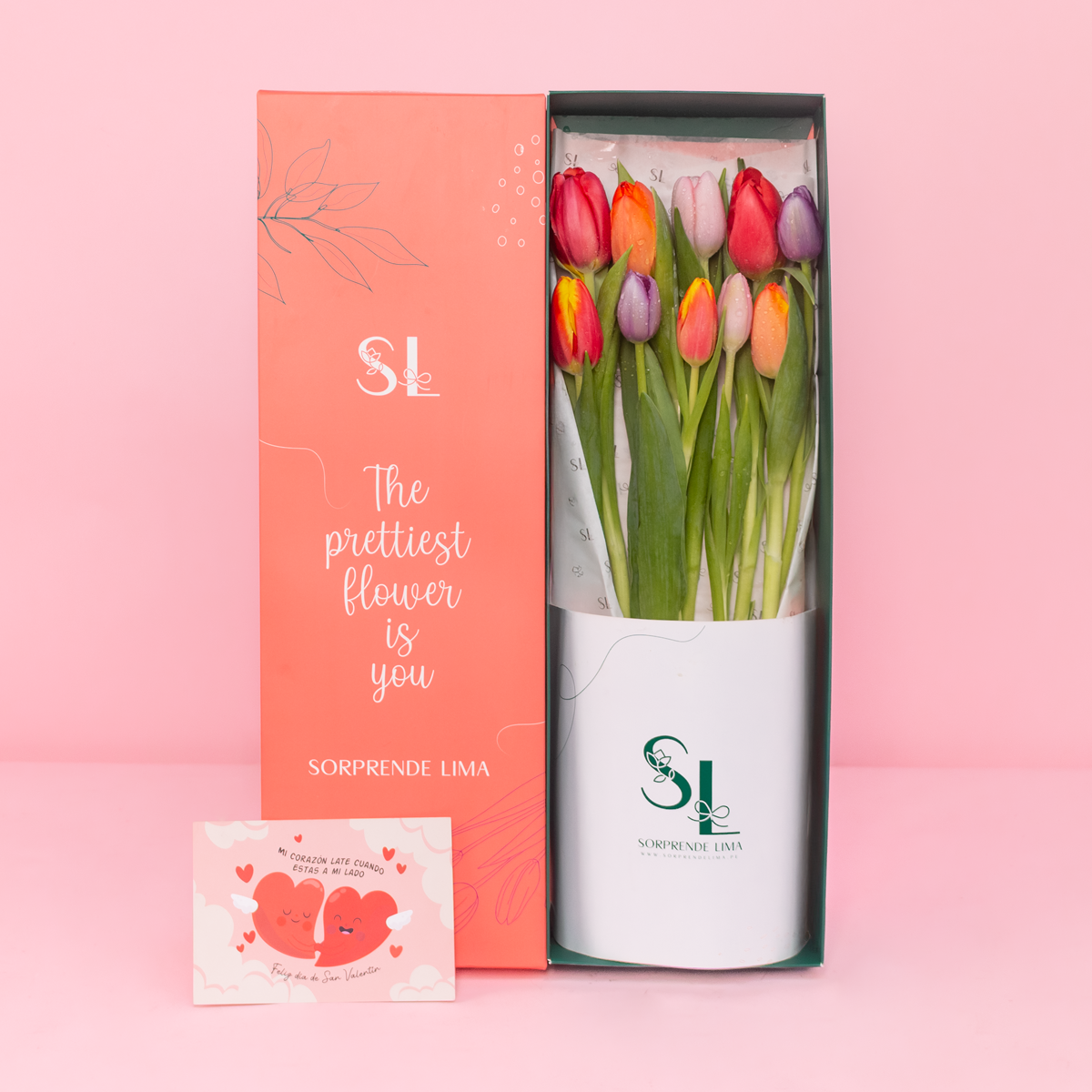 CAJA 10 TULIPANES SAN VALENTÍN