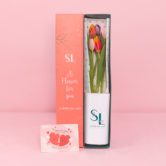 CAJA 5 TULIPANES SAN VALENTÍN