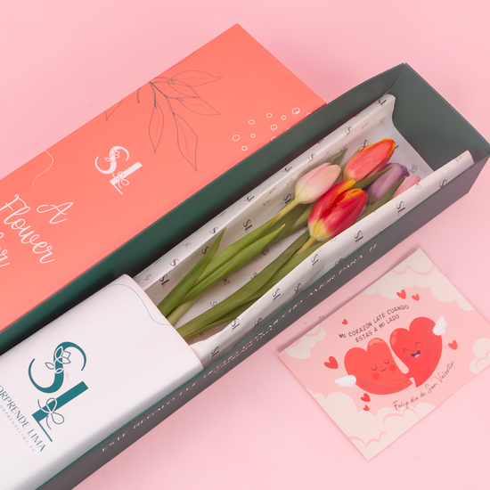 CAJA 5 TULIPANES SAN VALENTÍN