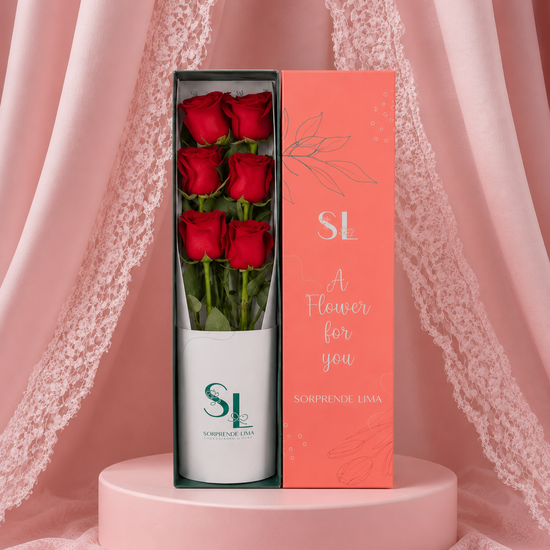 Caja 6 Rosas