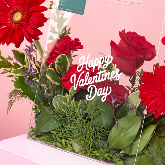 CANASTA DE CRISTAL MI SAN VALENTÍN