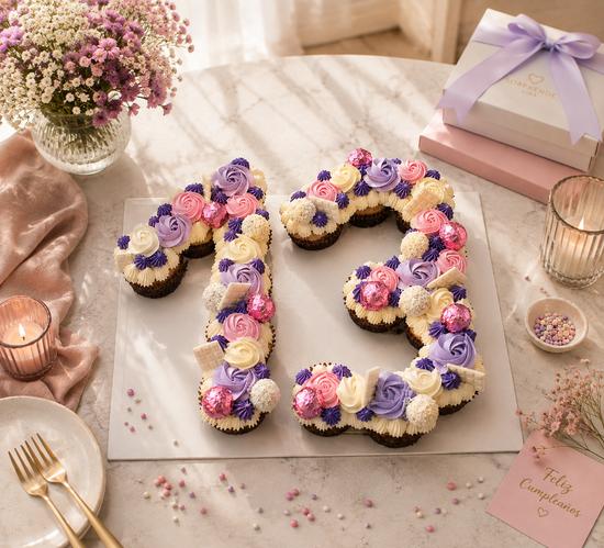 Número 30 de Cupcakes Florales