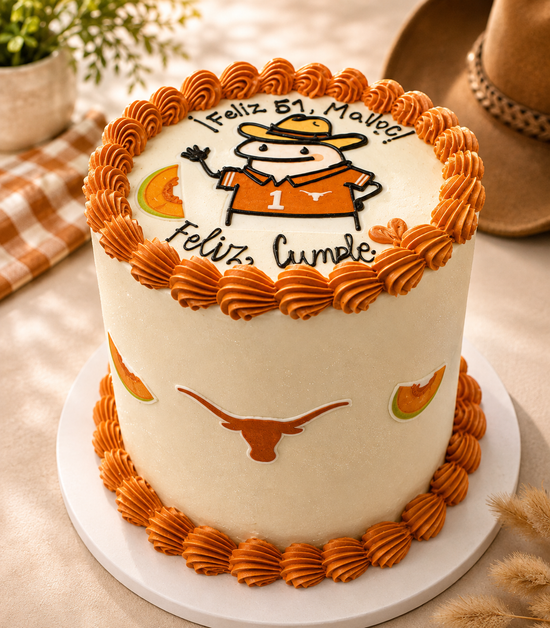 Torta Deportiva Texas Personalizada