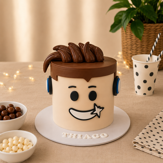 Torta Personaje con Audífonos