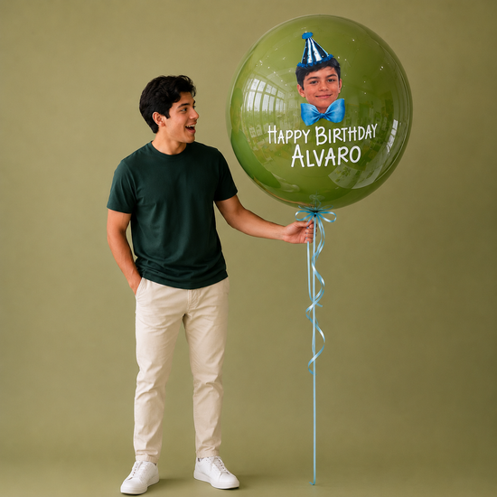 Globo Burbuja Gigante Cumpleaños con Foto