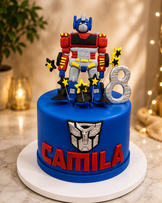 Torta Optimus Prime Personalizada