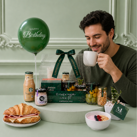DESAYUNO CUMPLEAÑERO PARA ÉL