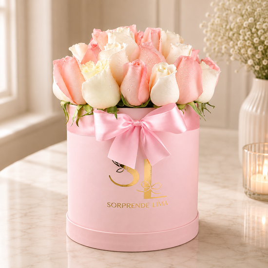 Box Full Roses Palo Rosa
