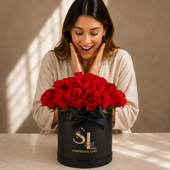 Box Full Roses Rojo