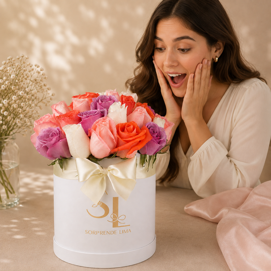 Box Full Roses Summer