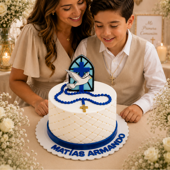 Torta Paloma Primera Comunión