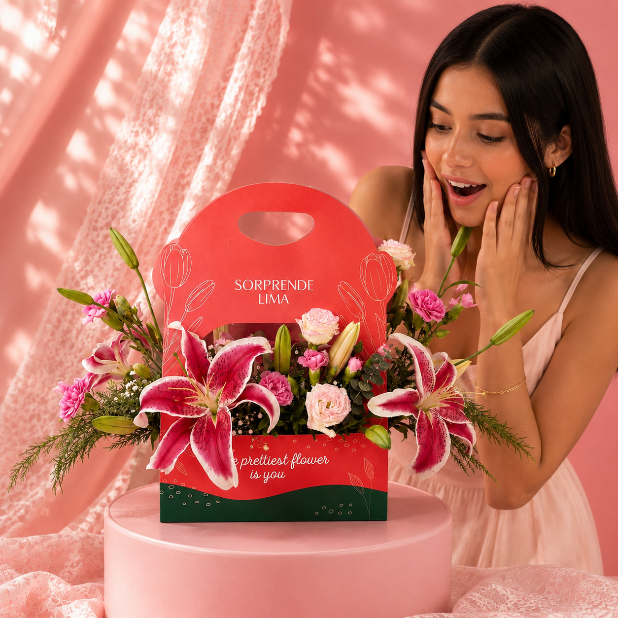 CANASTA FLORES NOVIA