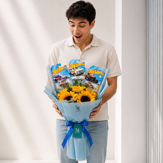 RAMO HOT WHEELS FLORAL NOVIO