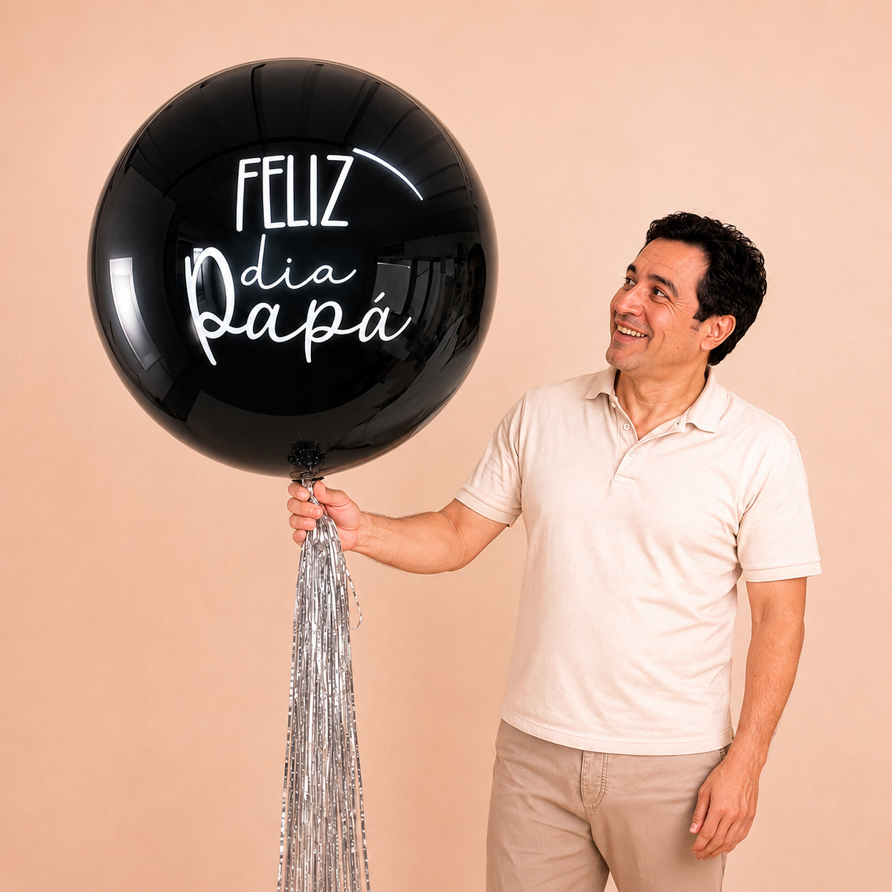 GLOBO BURBUJA FELIZ DIA PAPÁ