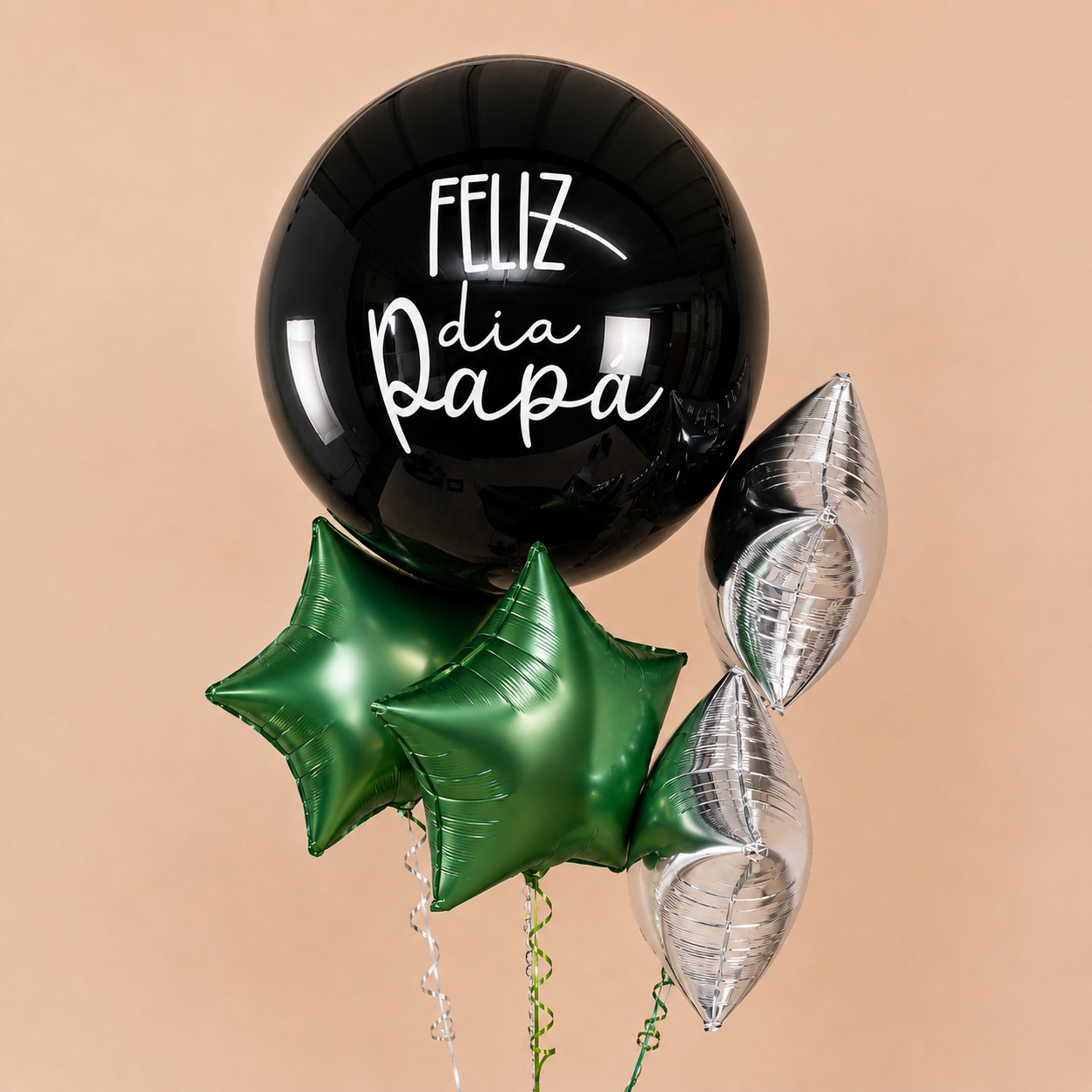 GLOBO BURBUJA Y ESTRELLAS PARA EL MEJOR PAPÁ