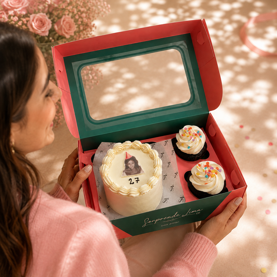Pack Mini Torta Cumpleaños con Foto
