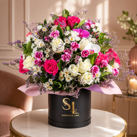 BOX PARIS CON ORQUÍDEAS