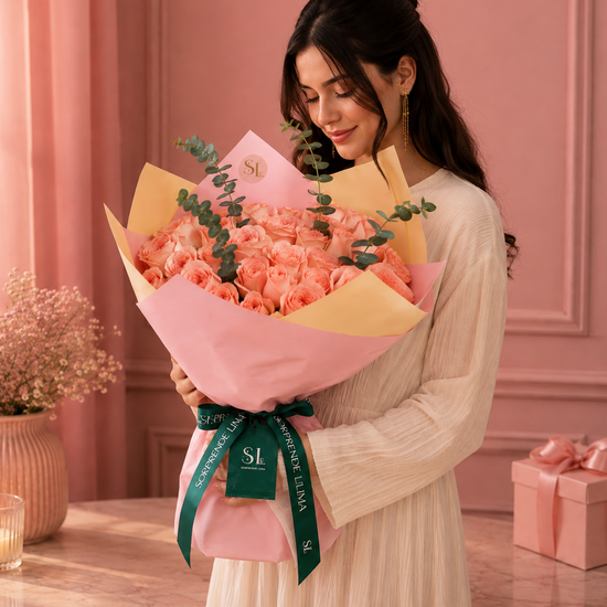 RAMO 50 ROSAS ROSADAS