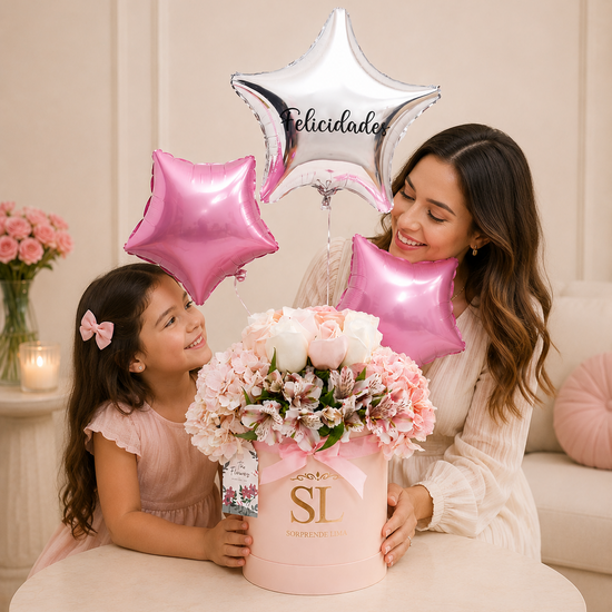 Pack Box Sonríe & Globos