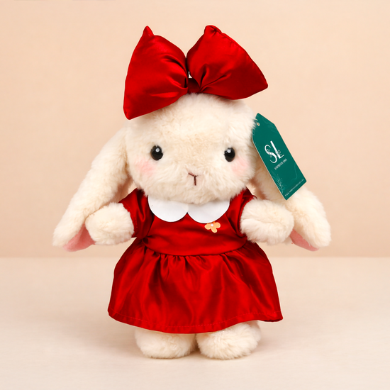 Peluche conejita con vestido