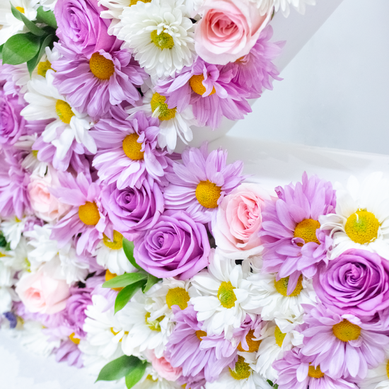 ARREGLO NÚMERO EN FLORES 1M