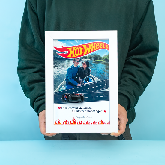 CUADRO CARRITO HOT WHEEL PERSONALIZADO