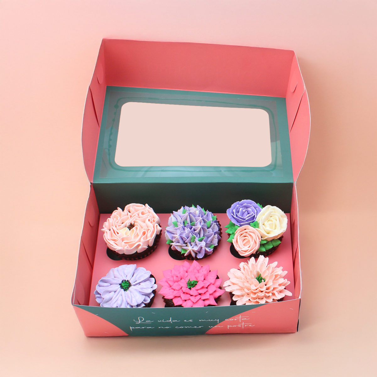 CUPCAKES FLORES BONITAS