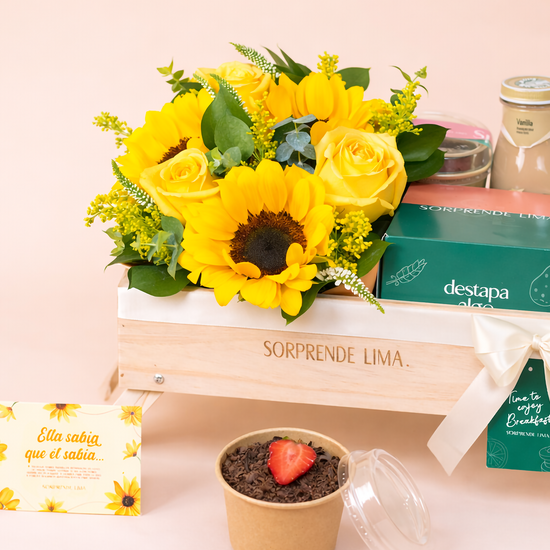 DESAYUNO DÍA DE FLORES AMARILLAS