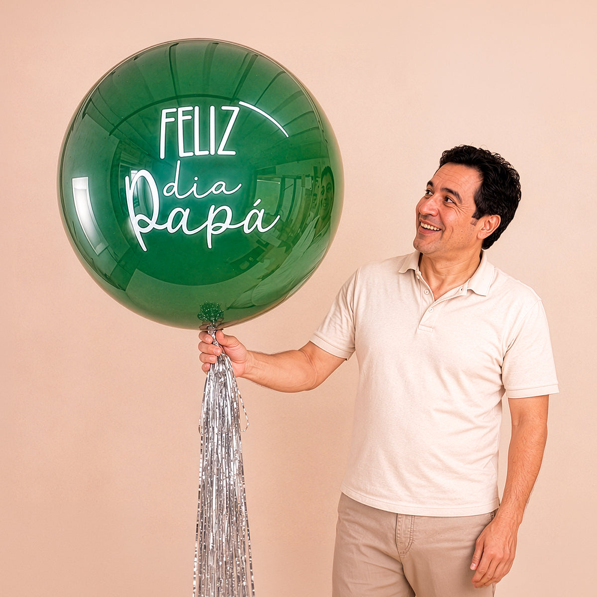 GLOBO BURBUJA FELIZ DIA PAPÁ