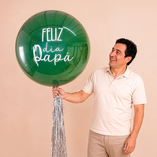 GLOBO BURBUJA FELIZ DIA PAPÁ