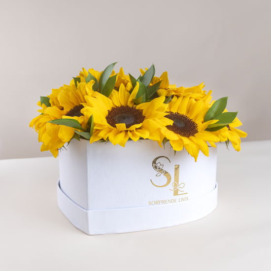 HEART BOX GIRASOLES