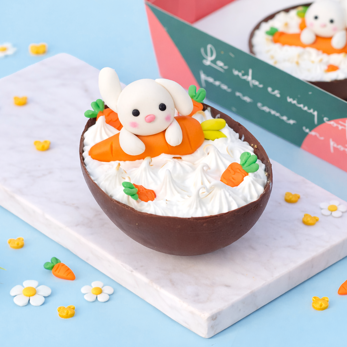 MEDIO HUEVO DE PIE DE LIMÓN PASCUA