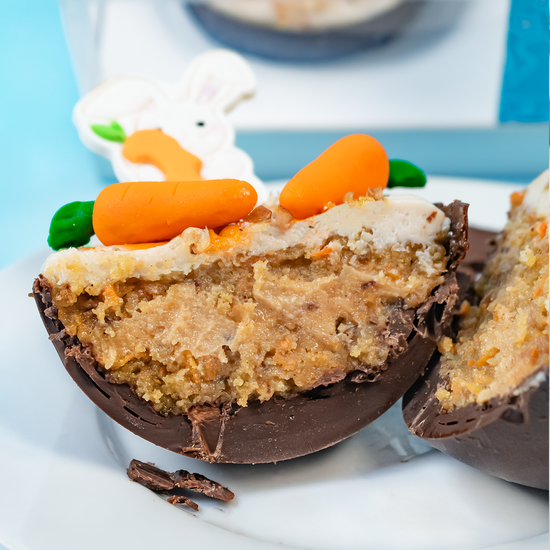 MEDIO HUEVO PASCUA DE ZANAHORIA