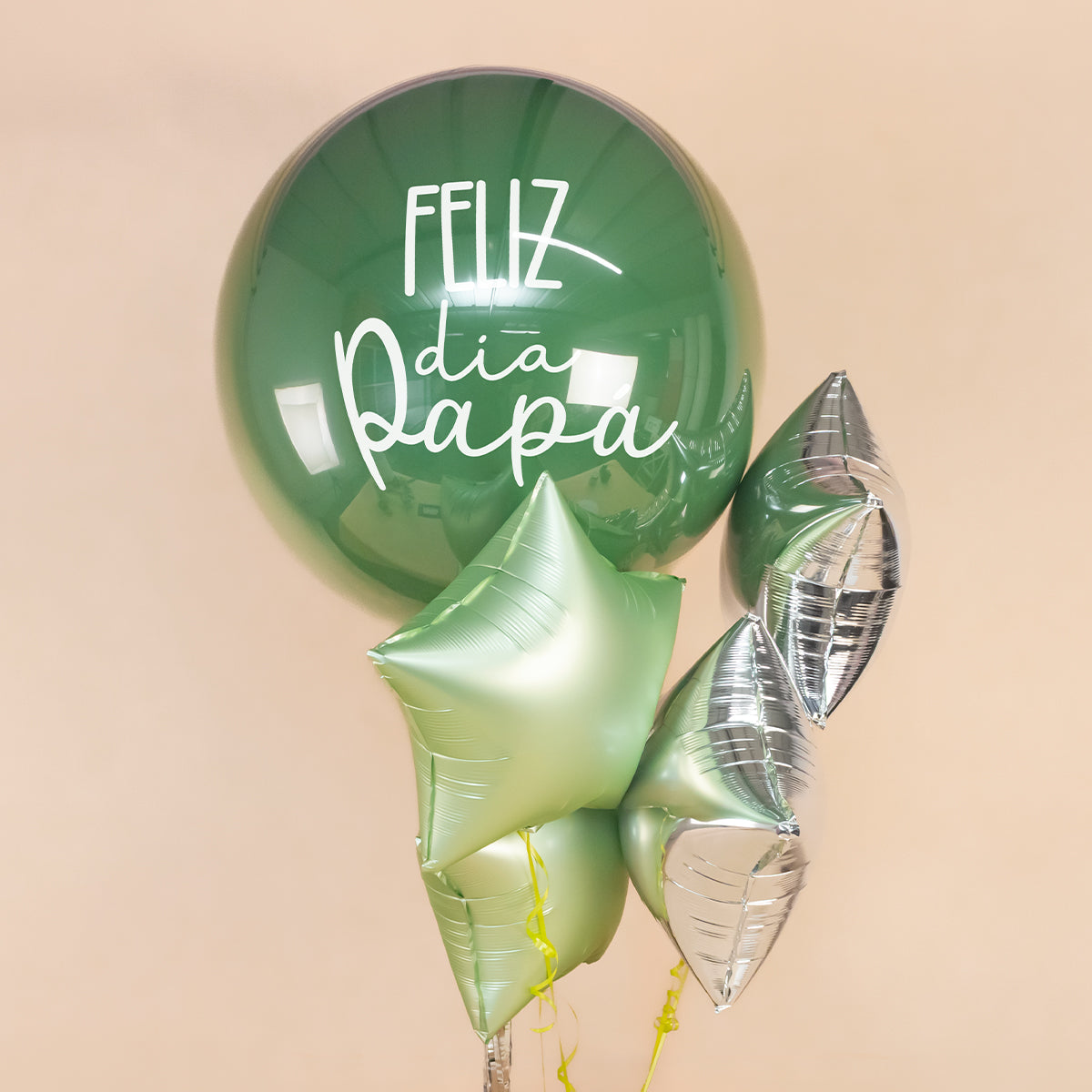 GLOBO BURBUJA Y ESTRELLAS PARA EL MEJOR PAPÁ