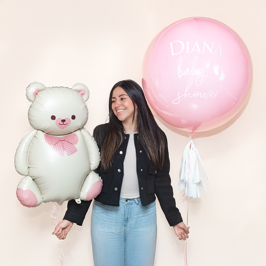 PACK GLOBOS OSITA TIERNA