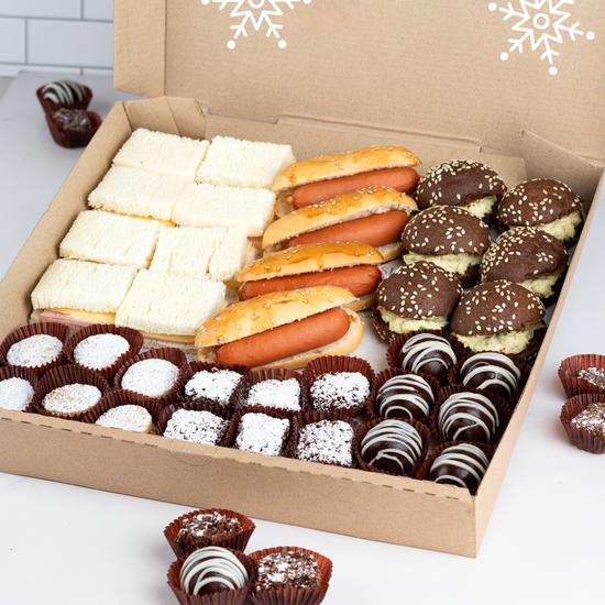 CAJA DE BOCADITOS NAVIDAD